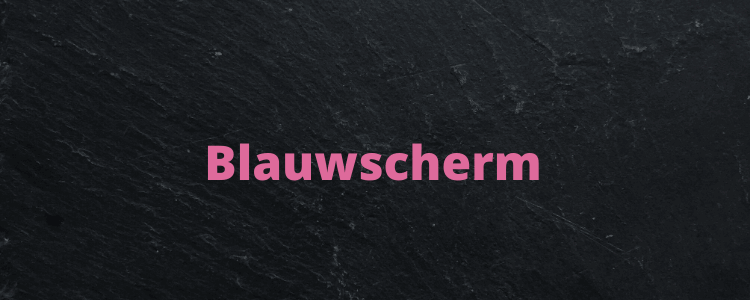 Blogpost blauwscherm thumbnail