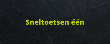 Blogpost Sneltoetsen één thumbnail