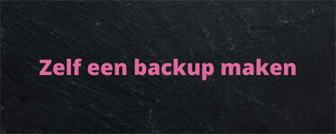 Blogpost zelf een backup maken thumbnail